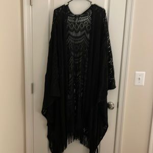 Torrid Black Ruana/Overpiece, One Size
